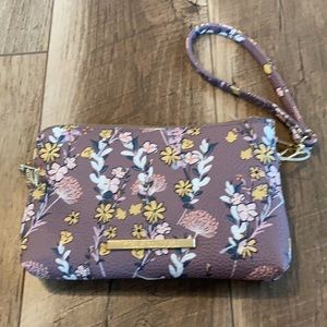 Nine West floral wristlet
